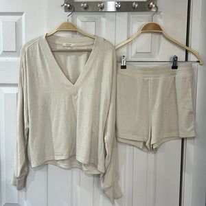 Rag & Bone two piece knit lounge set